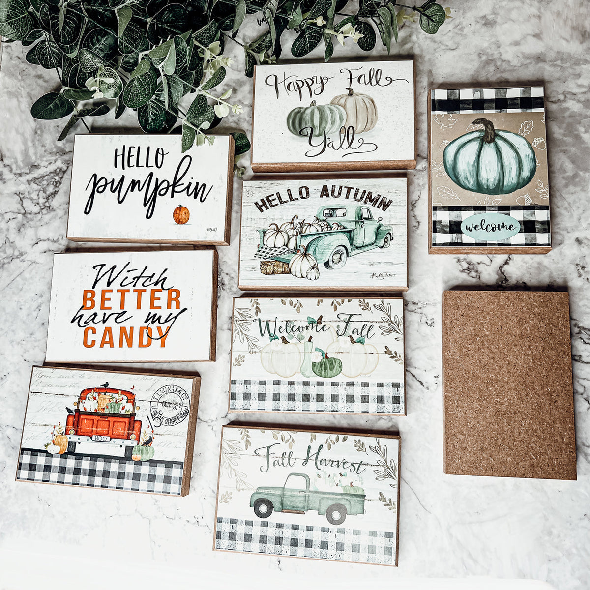 Palgrave Wooden Sign - Pastel Farmhouse Panel