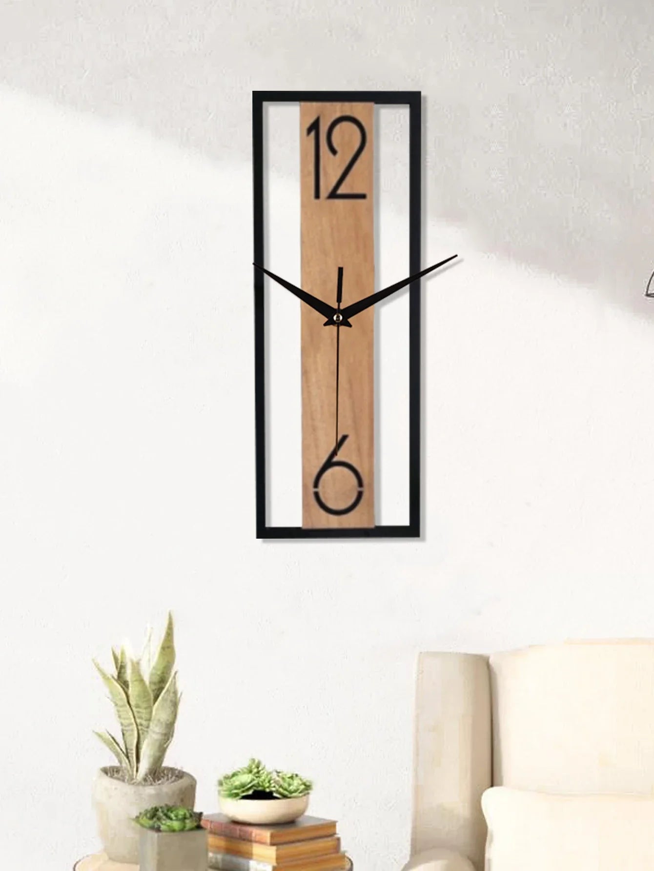 Modern Rectangular Wall Clock