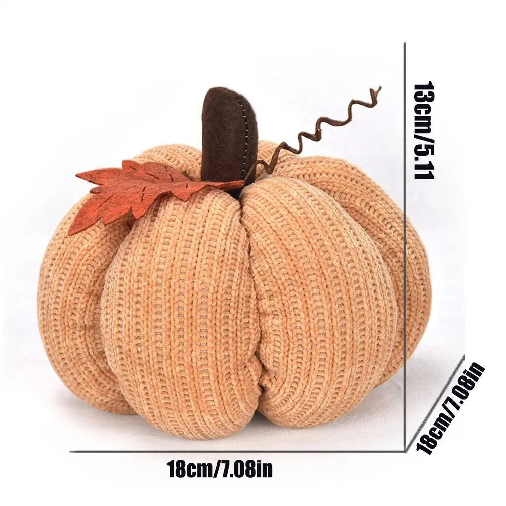 Gourdine Crochet Pumpkin - Stuffed Yarn Ornament