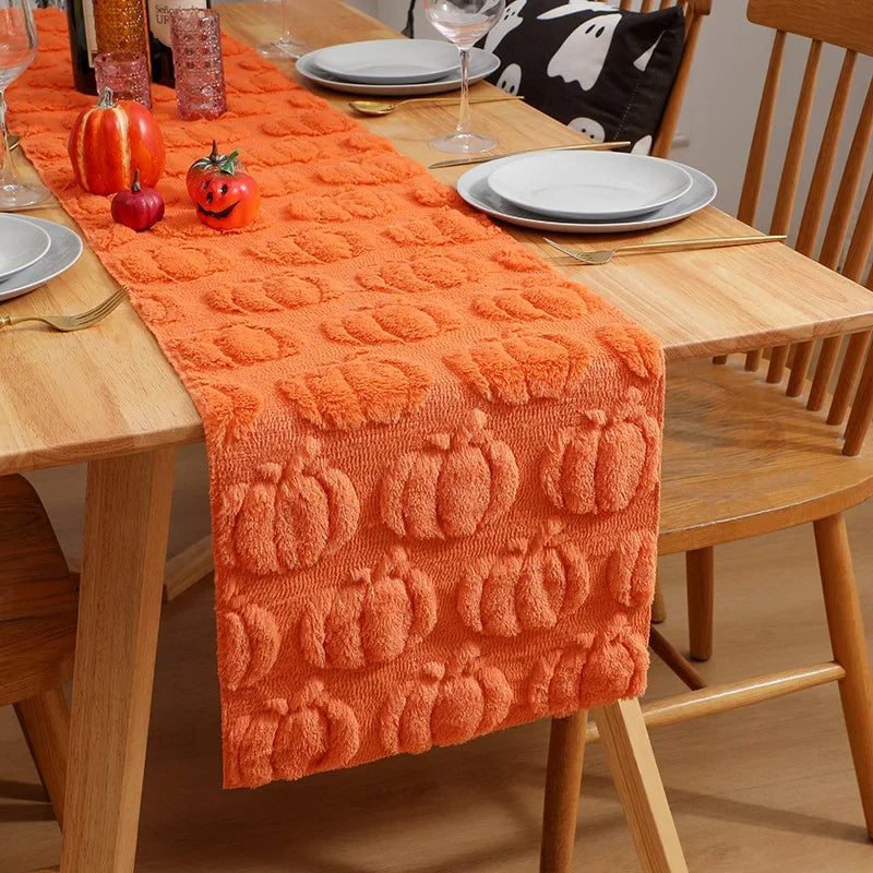 Spectra Table Runner - Pumpkin & Ghost, Four Lengths