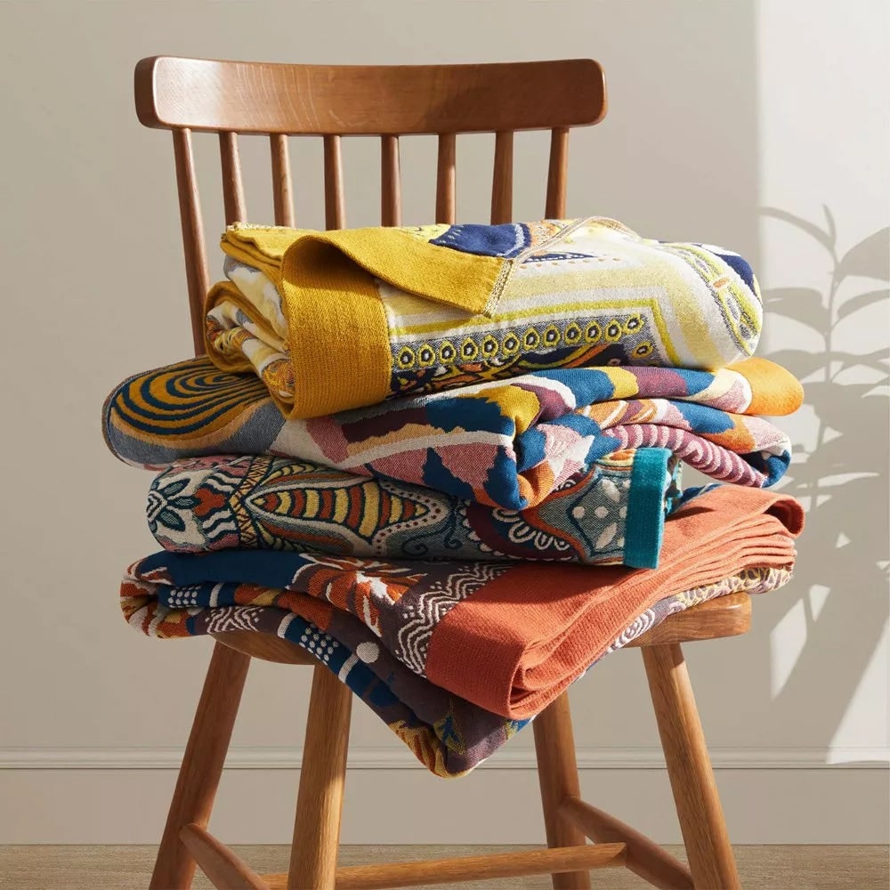 All-Season Cotton Throw Blanket