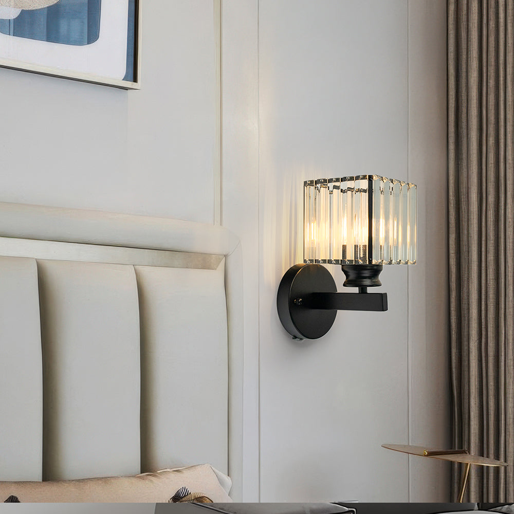 Crystal Block Wall Light