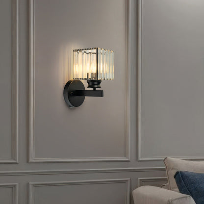 Crystal Block Wall Light