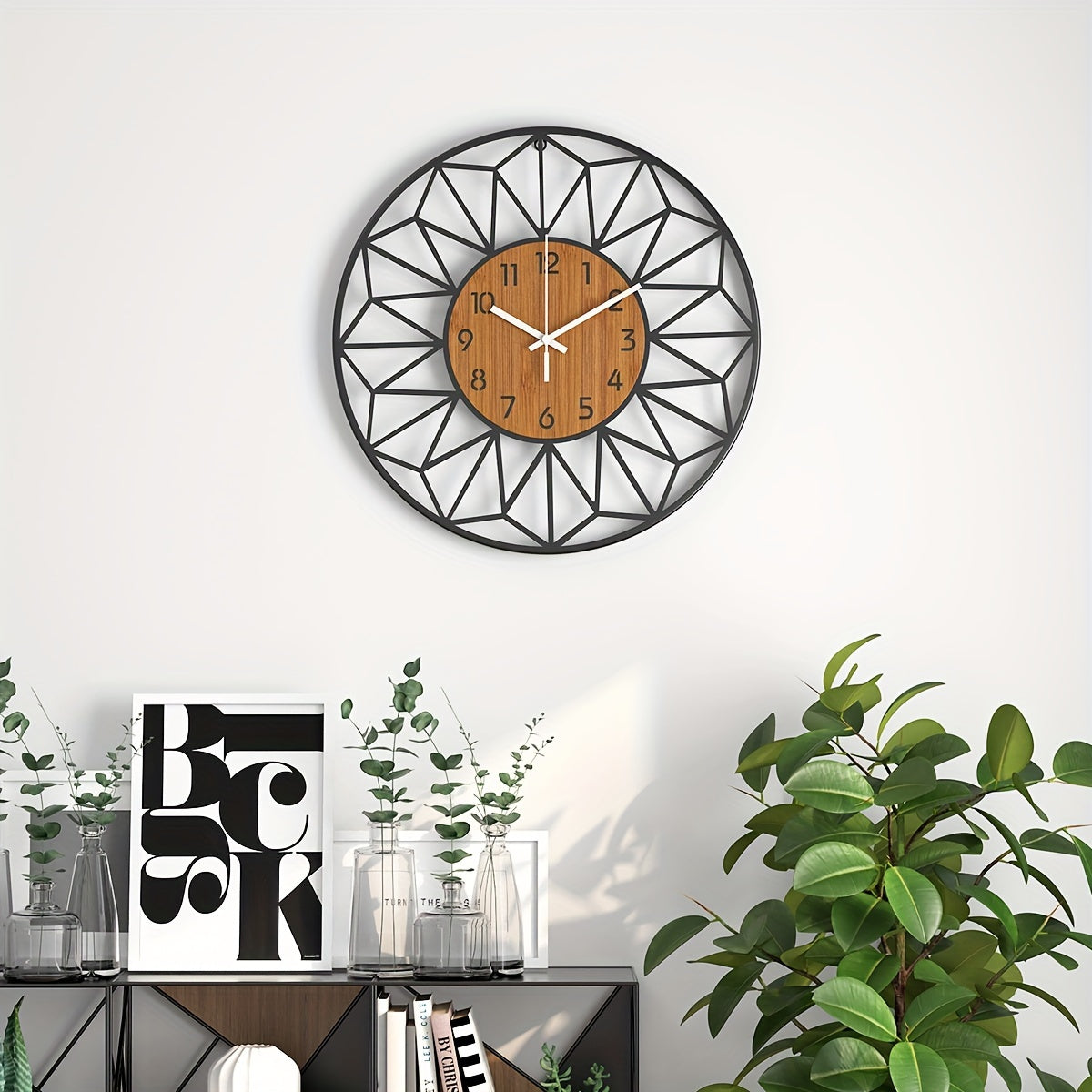 Modern Metal Wall Clock