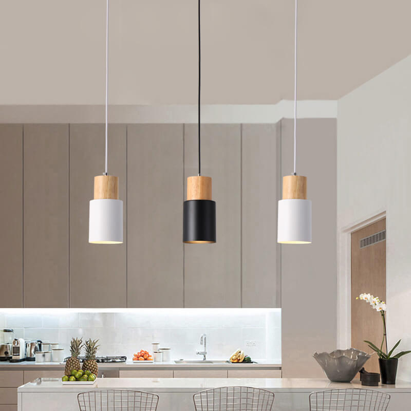 Nordic Macaron Cylinder Pendant Light