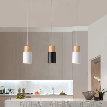 Nordic Macaron Cylinder Pendant Light