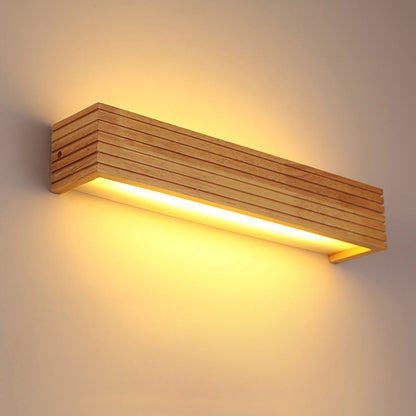 Modern Wooden LED Wall Lamp