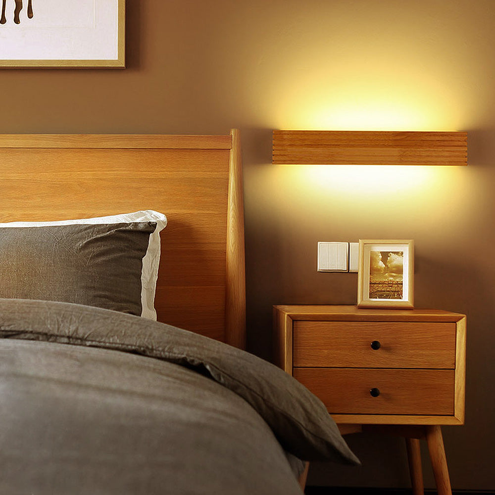 Modern Wooden LED Wall Lamp