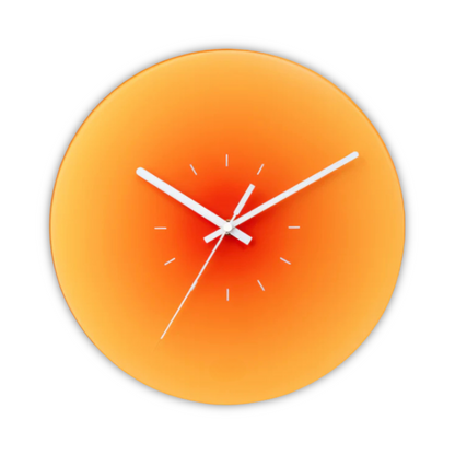Sunset Glass Wall Clock