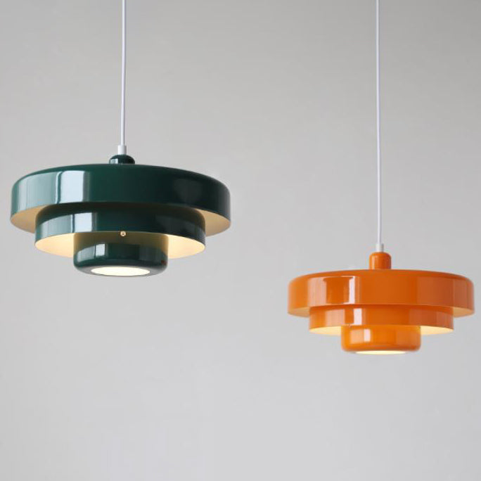 Nordic Vintage Multi-Layered Pendant Lamp