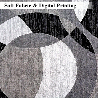 Orbit Weave Geometric Rug