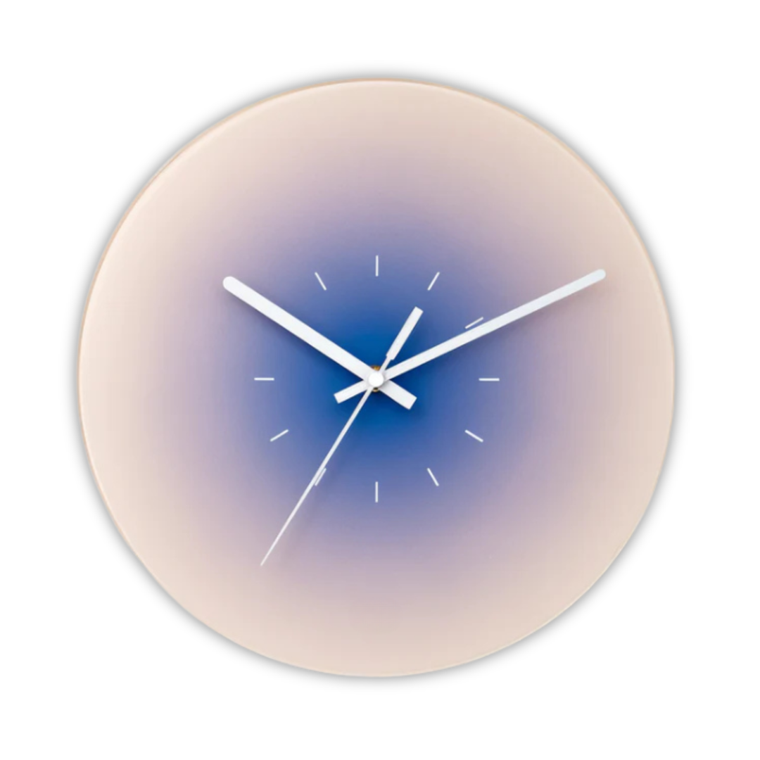Sunset Glass Wall Clock
