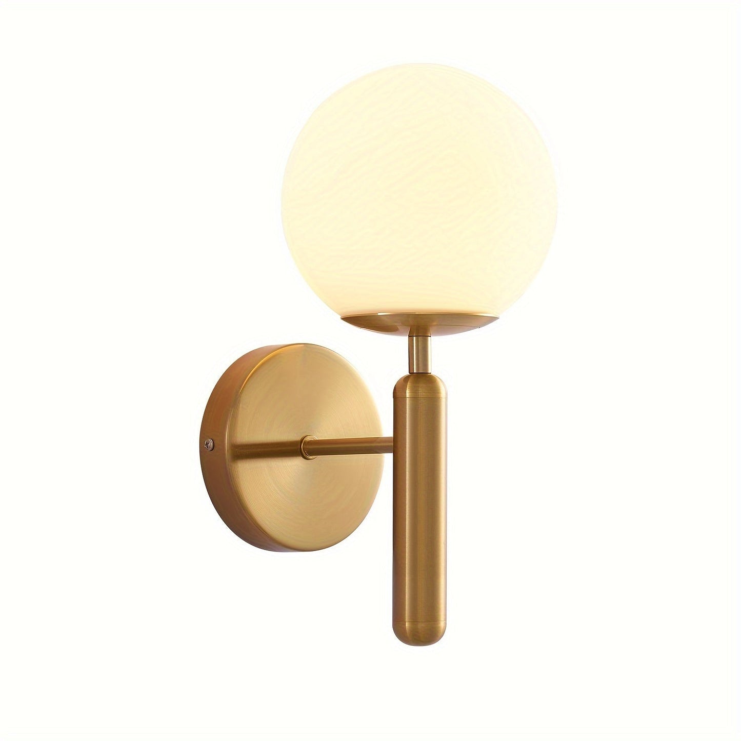 Frosted Globe Wall Sconce