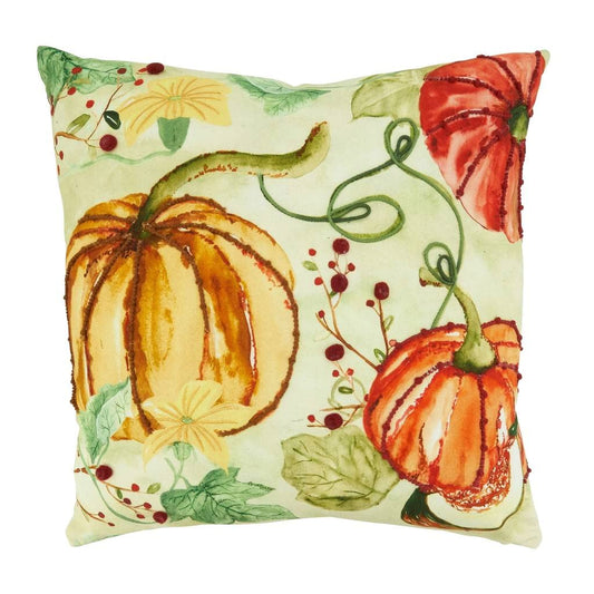 Harvella Throw Pillow - Multicoloured Pumpkin Cushion
