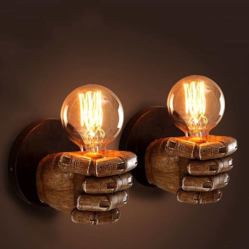 Industrial Hand Wall Lamp