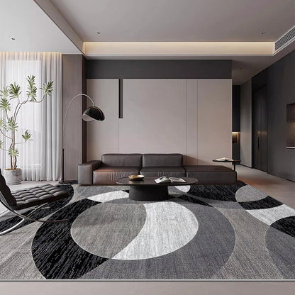 Orbit Weave Geometric Rug