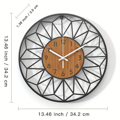 Modern Metal Wall Clock