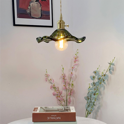 Flower Glass LED Pendant Light