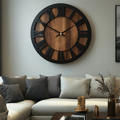 Vintage Wooden Wall Clock