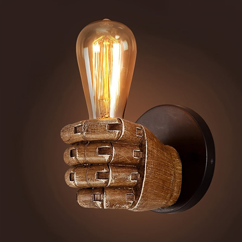 Industrial Hand Wall Lamp