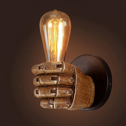Industrial Hand Wall Lamp