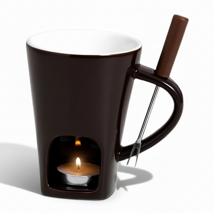 Ceramic Candle Fondue Set