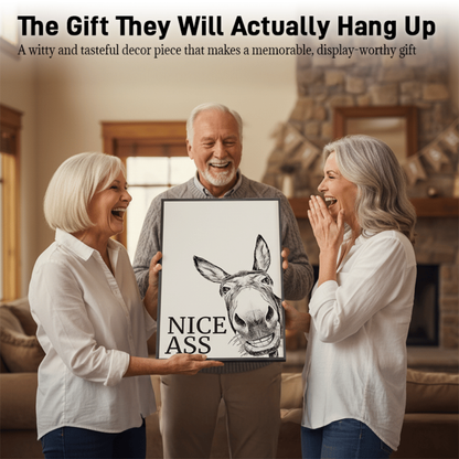 Funny Bathroom Canvas Wall Art