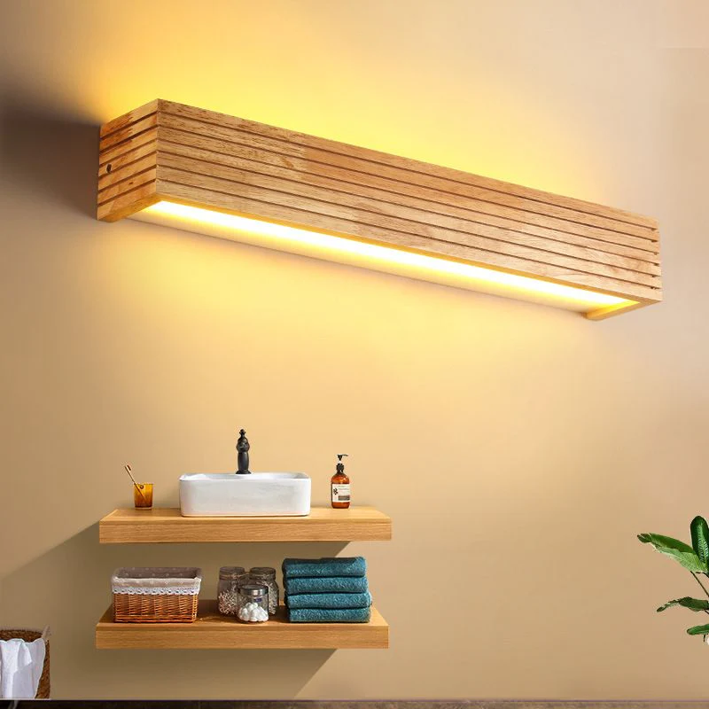Modern Wooden LED Wall Lamp
