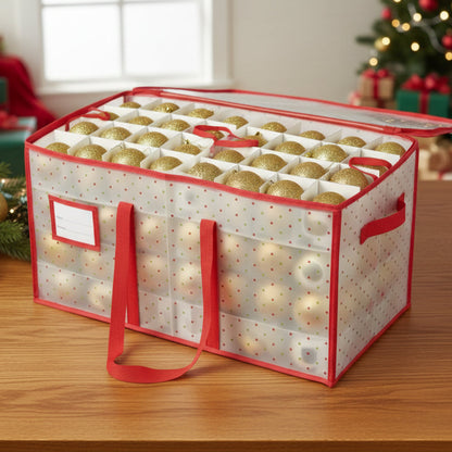 Large Zippered Ornament Organizer