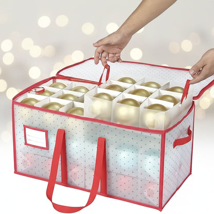 Large Zippered Ornament Organizer