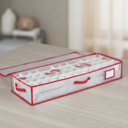 Large Zippered Ornament Organizer
