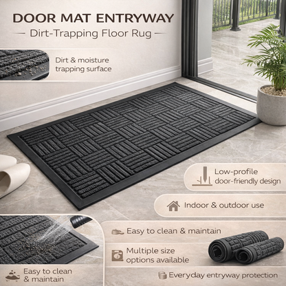 Entryway Dirt Trapping Door Mat