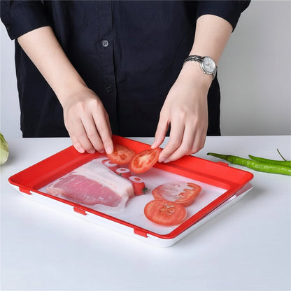 Reusable Elastic Food Storage Tray