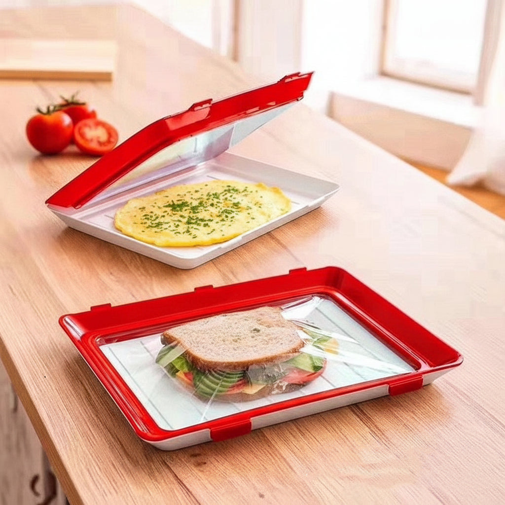 Reusable Elastic Food Storage Tray