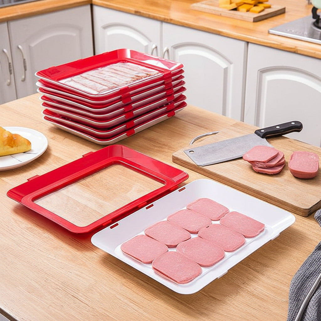 Reusable Elastic Food Storage Tray