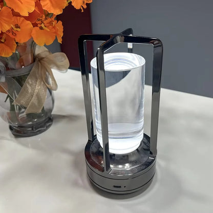 Cylinder Cage Table Lamp