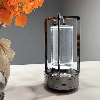 Cylinder Cage Table Lamp