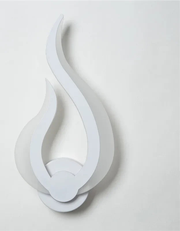 Modern Flame LED Wall Light - Left, cropped