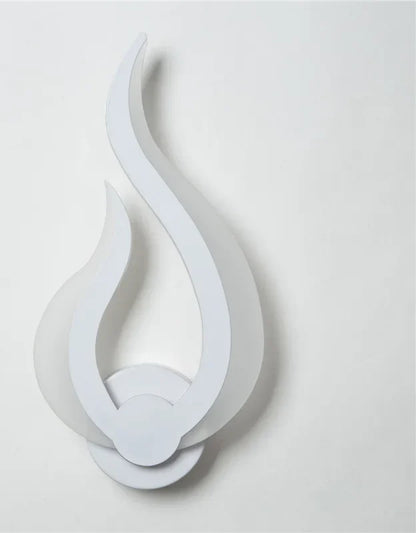 Modern Flame LED Wall Light - Left, cropped