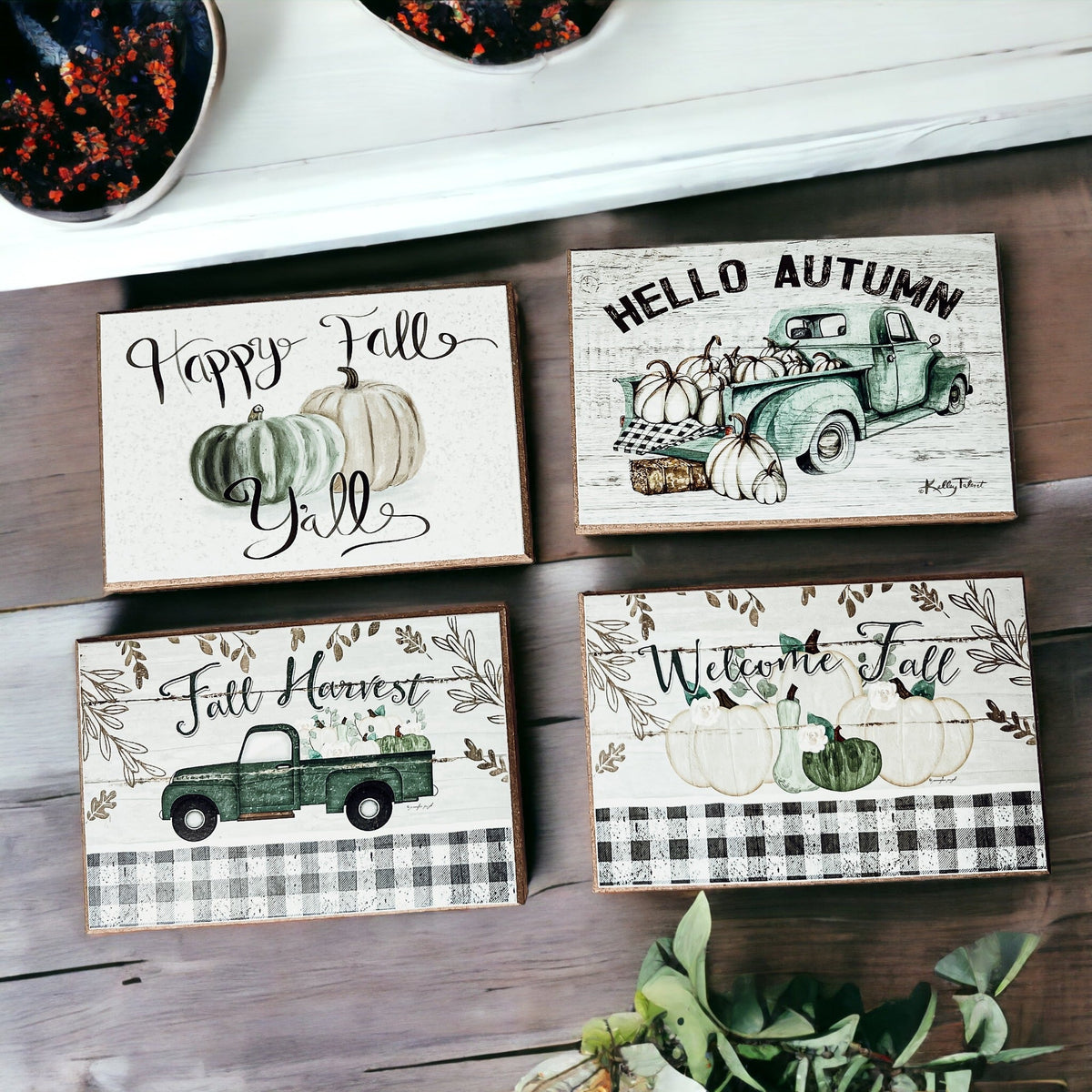 Palgrave Wooden Sign - Pastel Farmhouse Panel