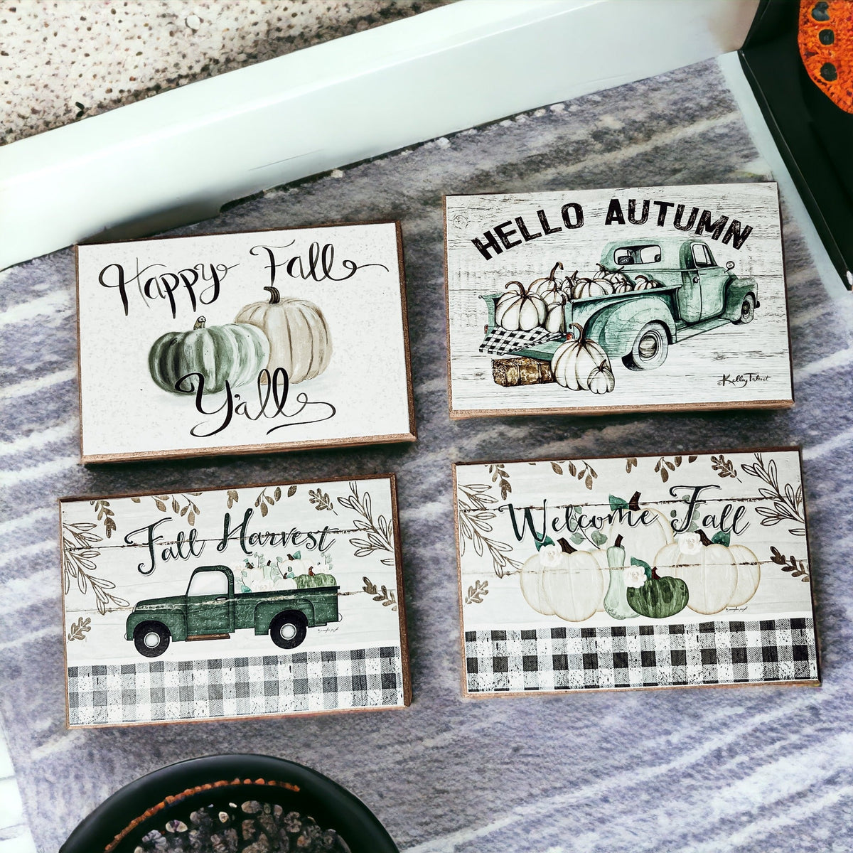 Palgrave Wooden Sign - Pastel Farmhouse Panel