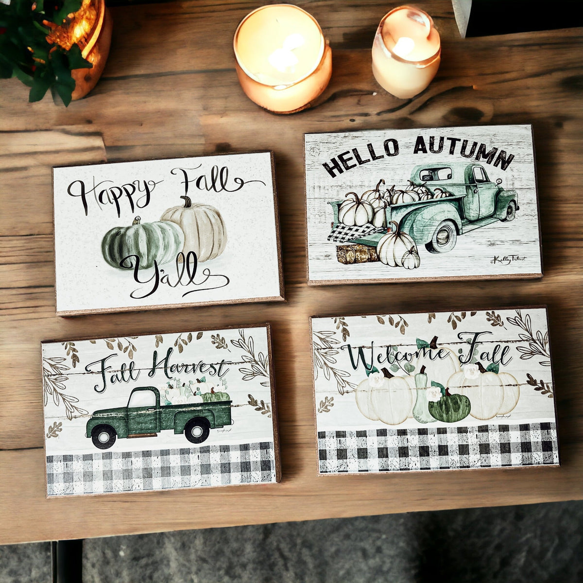 Palgrave Wooden Sign - Pastel Farmhouse Panel