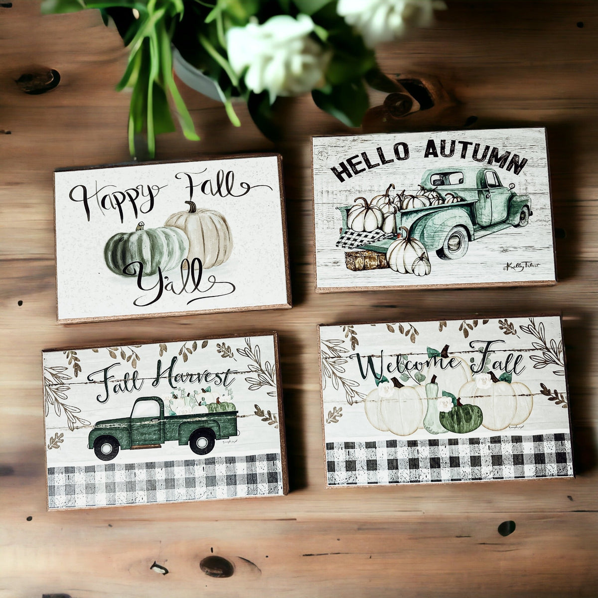 Palgrave Wooden Sign - Pastel Farmhouse Panel