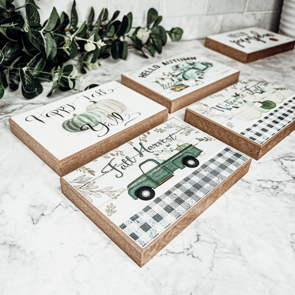 Palgrave Wooden Sign - Pastel Farmhouse Panel