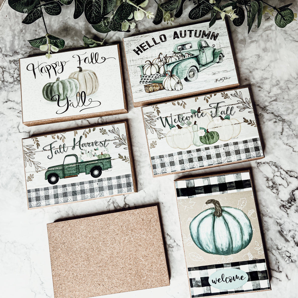 Palgrave Wooden Sign - Pastel Farmhouse Panel