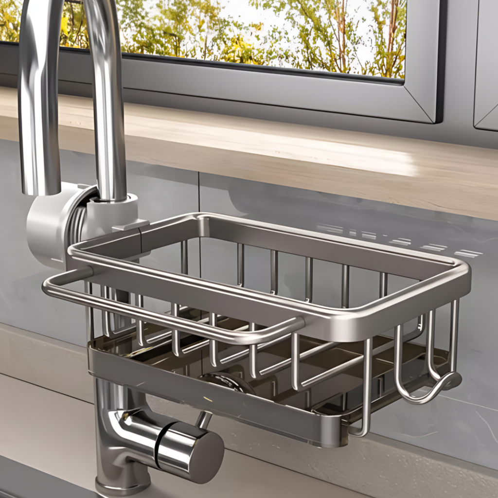 Aluminum Kitchen Sink Organizer