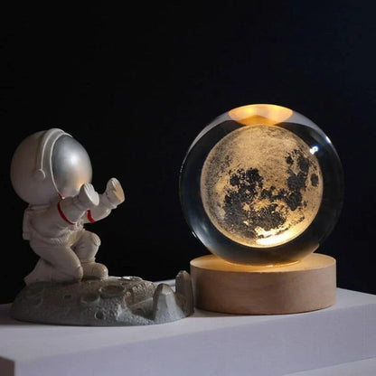 Crystal Ball Planet Night Light