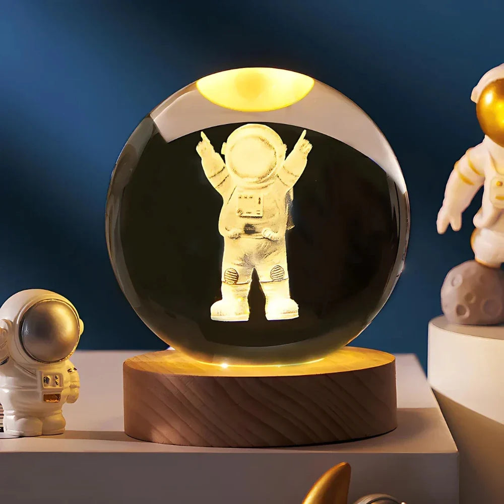 Crystal Ball Planet Night Light