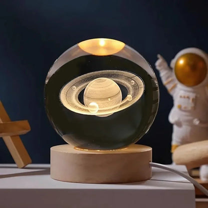 Crystal Ball Planet Night Light