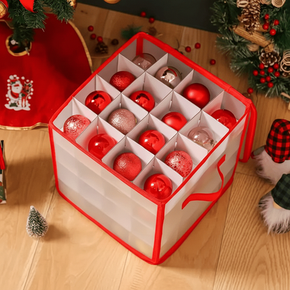 Clear Plastic Ornament Storage Box